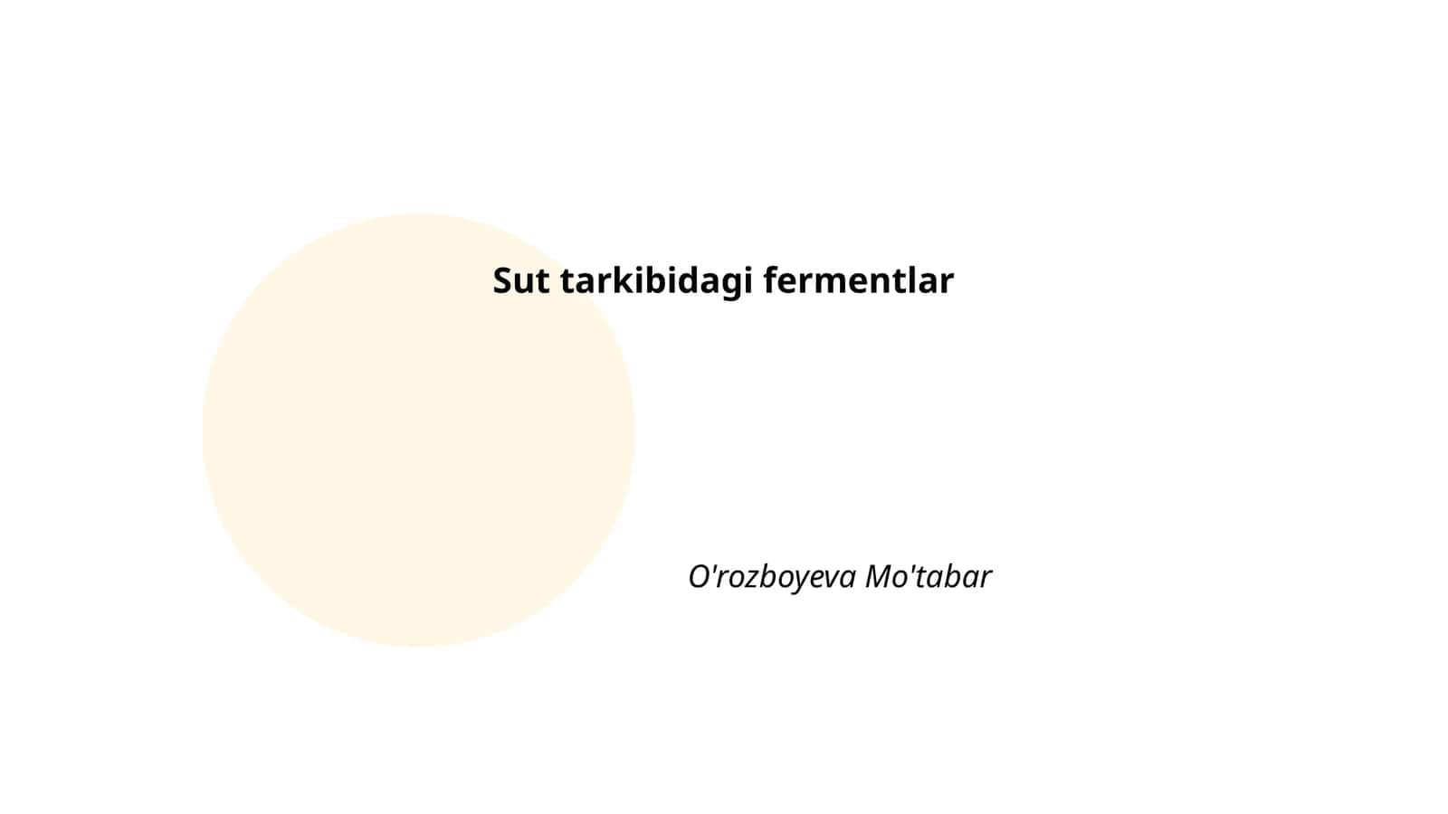 Sut tarkibidagi fermentlar 1