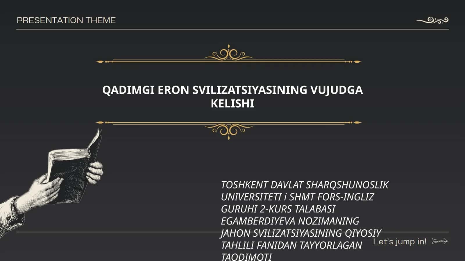 JAHON SVILIZATSIYASINING QIYOSIY TAHLILI 1