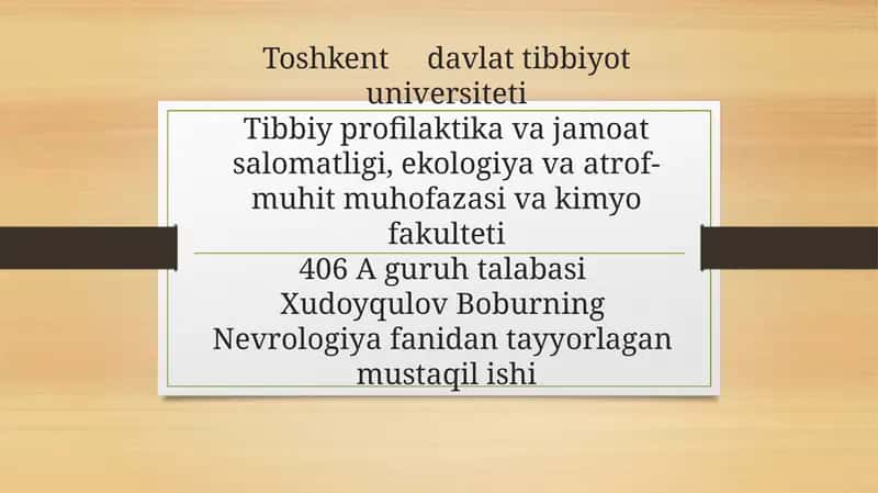 Ekologiya va atrof muhit muhofazasi 1