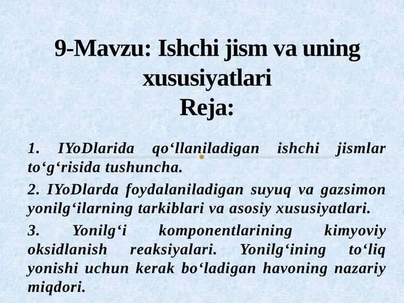 Ishchijism va uning xususiyatlari 1