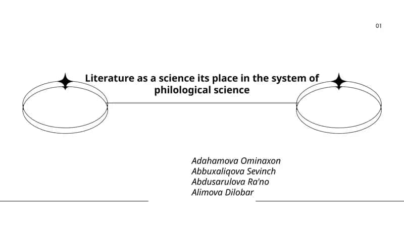 Literature as a science its place in the system of philological science 1