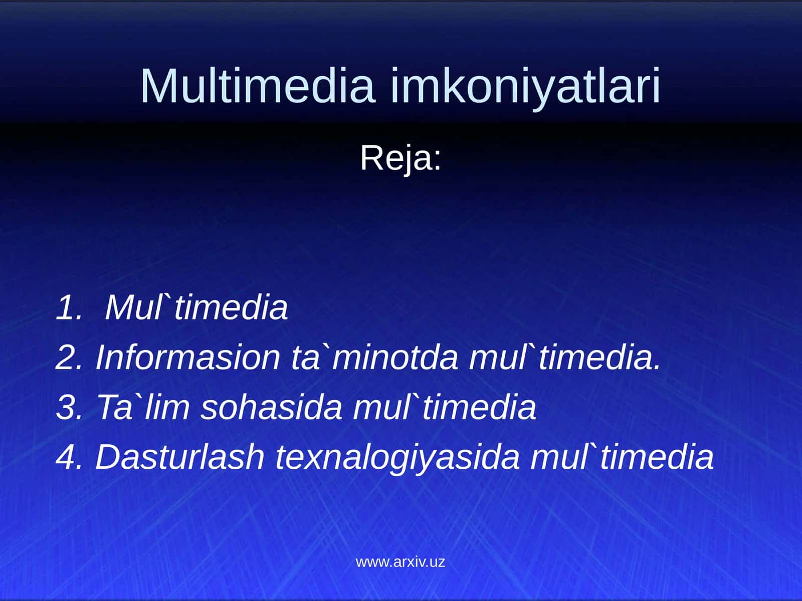 Multimediaimkoniyatlari 1