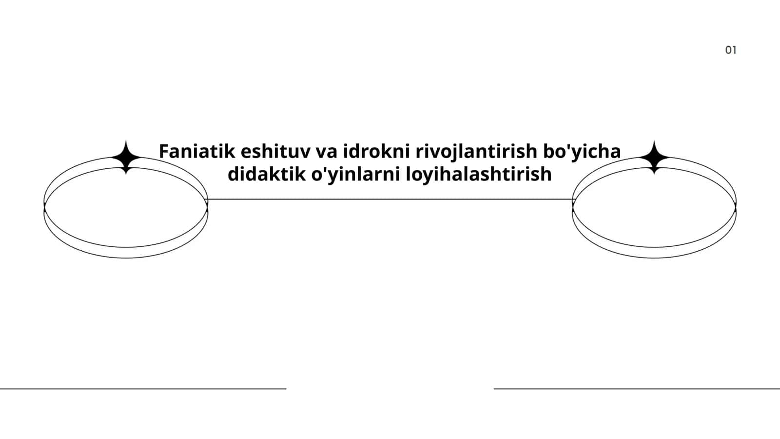 Faniatik eshituv va idrokni rivojlantirish bo'yicha didaktik o'yinlarni loyihalashtirish 1