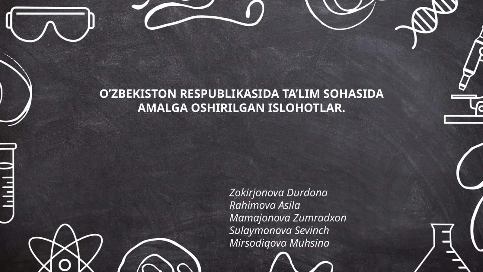 Mustaqillikdan so'ng ta'lim islohotlari 1