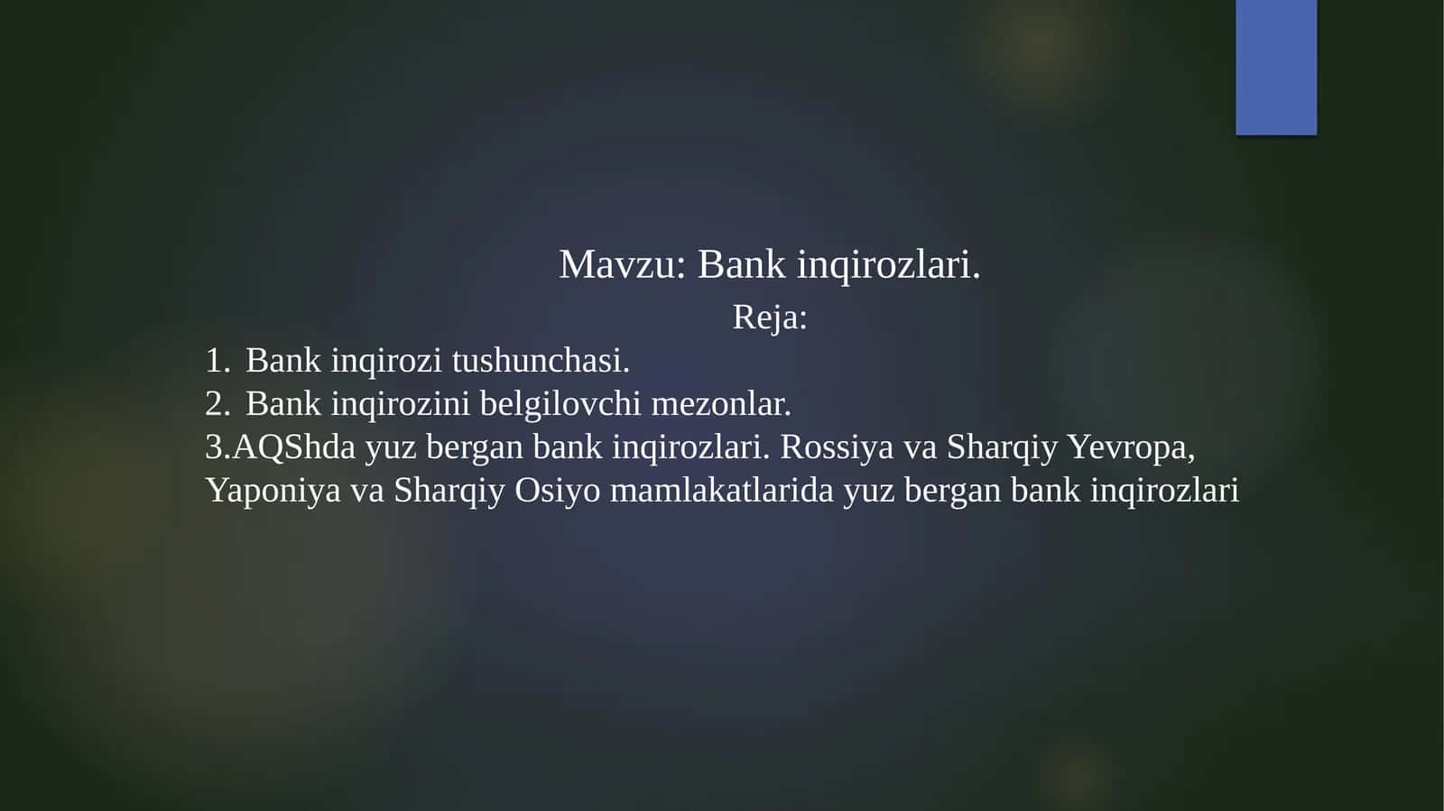 bank inqirozi 1