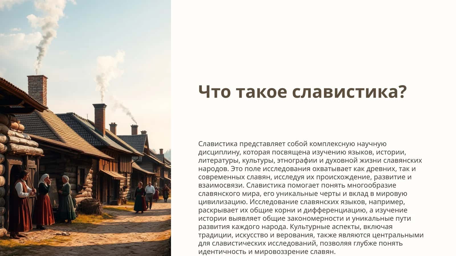 Что такое славистика 1