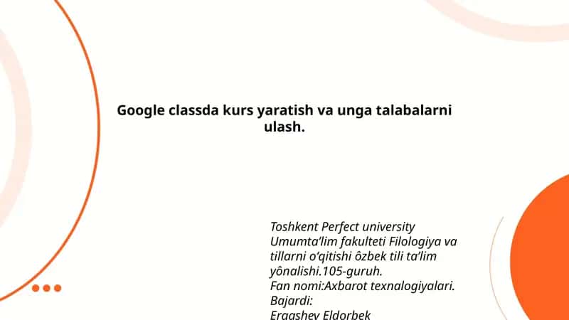 Axbarot texnalogiyalari 1
