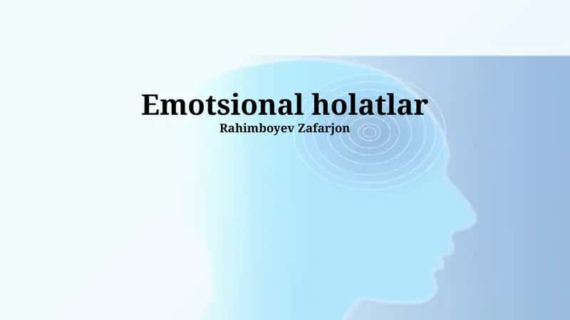 Emotsional holatlar 1