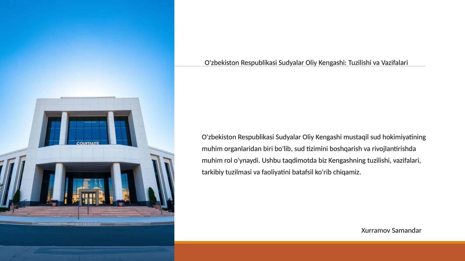 O'zbekiston Respublikasi Sudyalar Oliy Kengashi: Tuzilishi va Vazifalari 1
