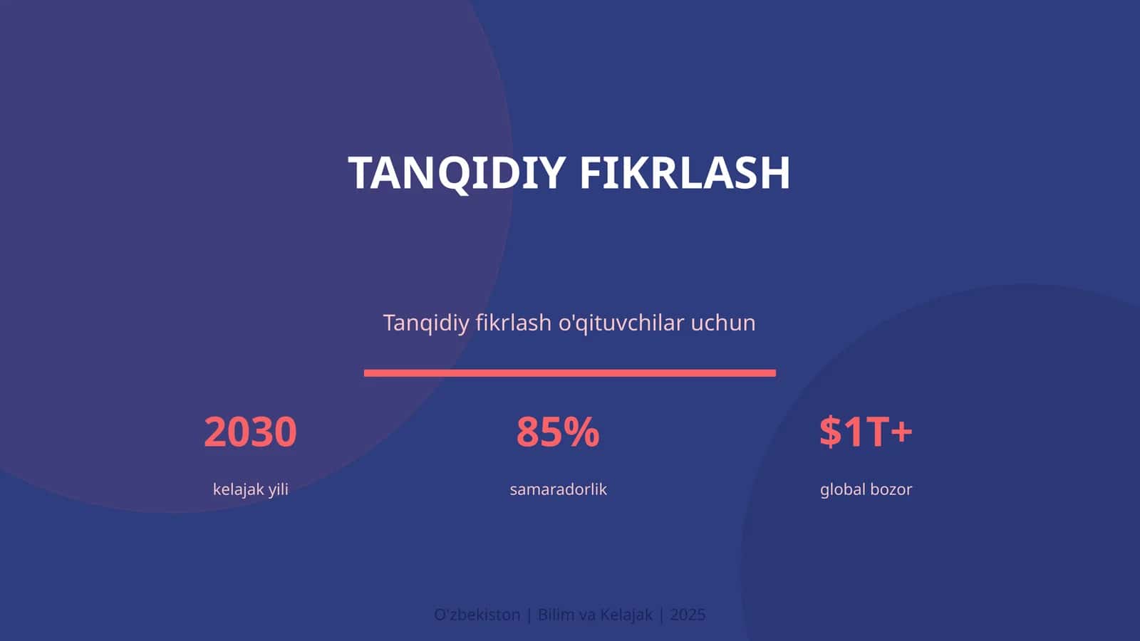 Tanqidiy Fikrlash 1