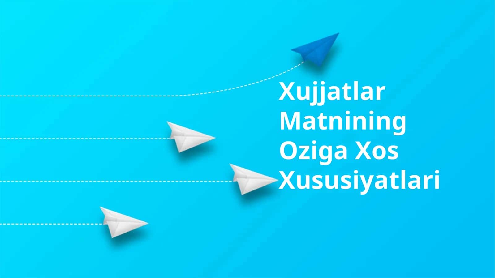 Xujjatlar Matnining Oziga Xos Xususiyatlari 1