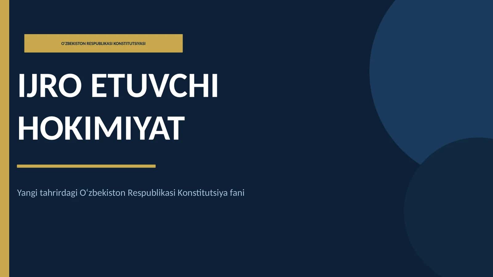 Ijro hokimiyati 1