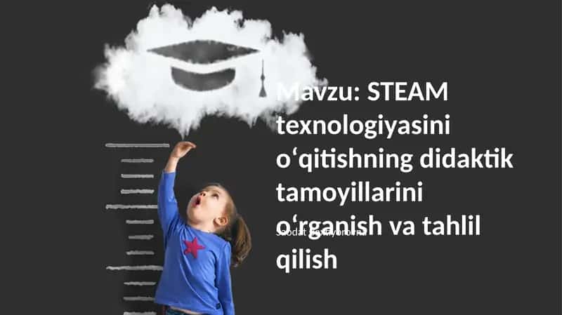 STEAM texnologiyasini oʻqitishning didaktik tamoyillarini oʻrganish va tahlil qilish 1