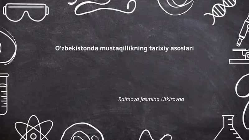 Samanidlar davri va yangi o'zbek milliy davlatchilik an'anasi 1