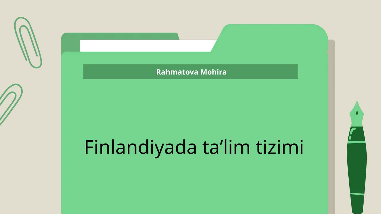 Finlandiyada taʼlim tizimi 1