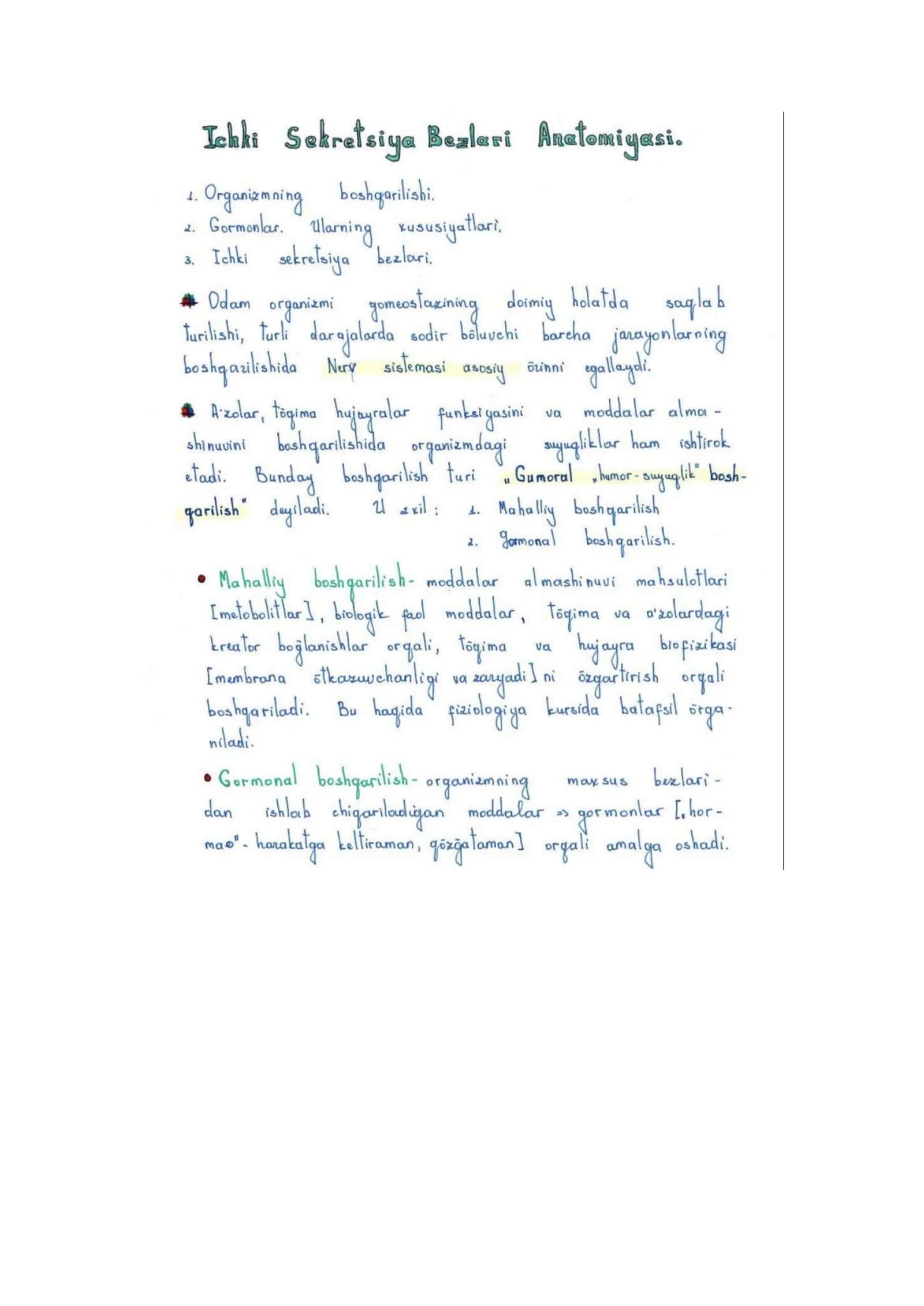 Endokrin sistema 1