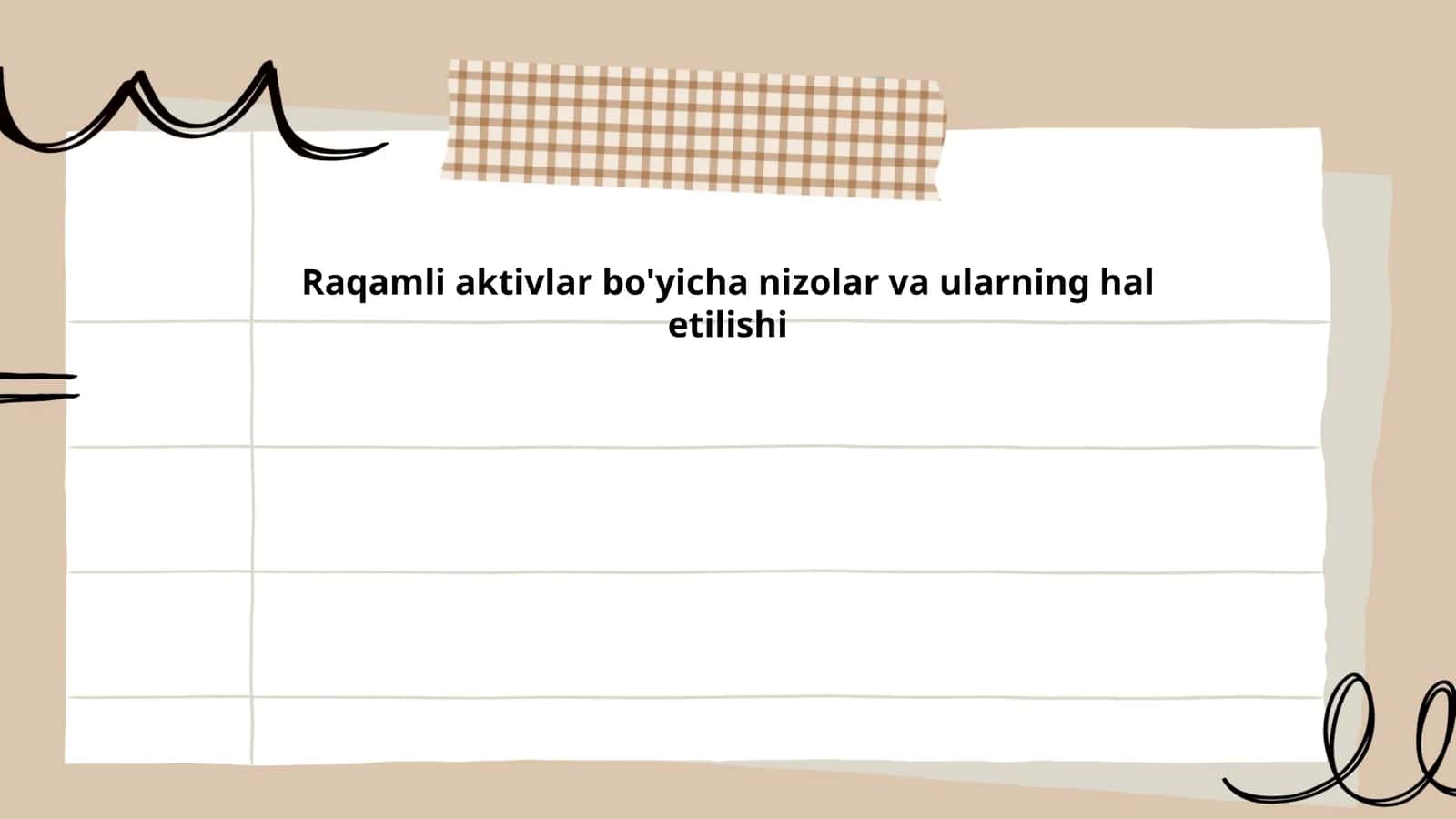 Raqamli aktivlar bo'yicha nizolar va ularning hal etilishi 1
