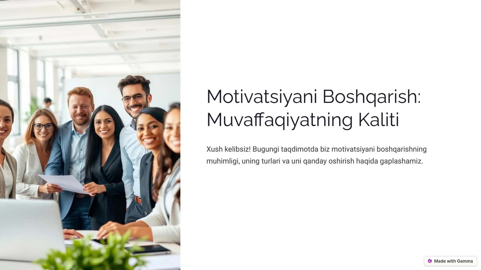 Motivatsiyani Boshqarish: Muvaffaqiyatning Kaliti 1