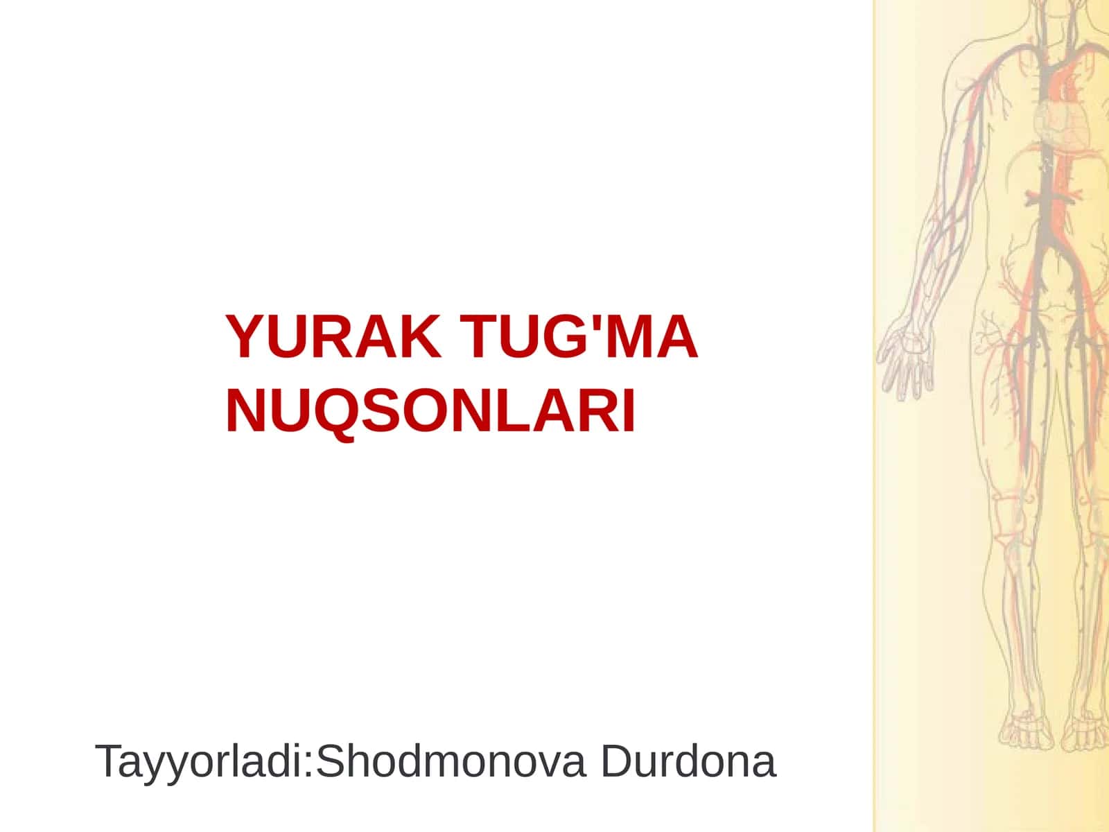 Tug'ma yurak nuqsonlari 1