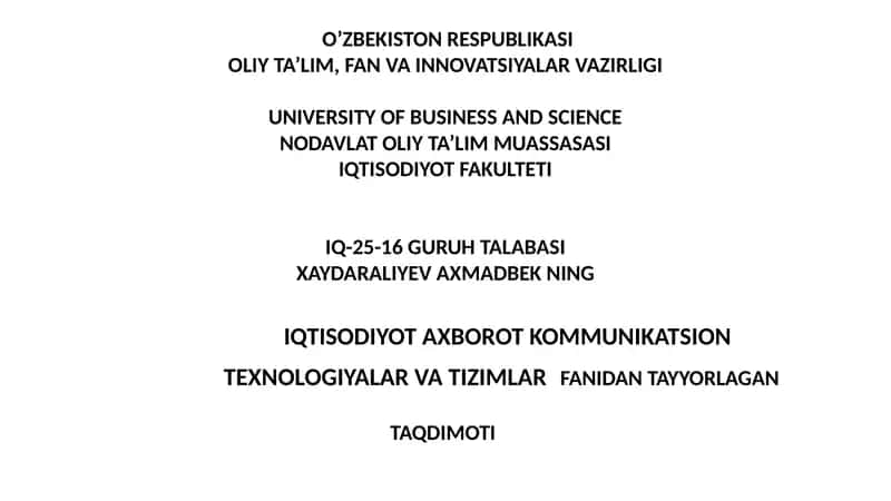 Bulutli Texnologiyalarning Iqtisodiyotdagi Oʻrni 1