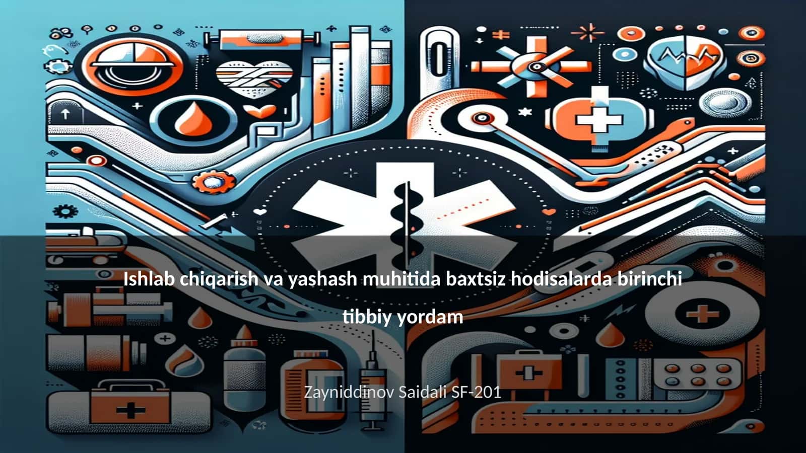 Ishlab chiqarish va yashash muhitida baxtsiz hodisalarda birinchi tibbiy yordam 1