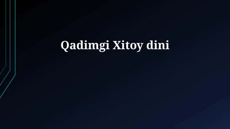 Qadimgi Xitoy dini