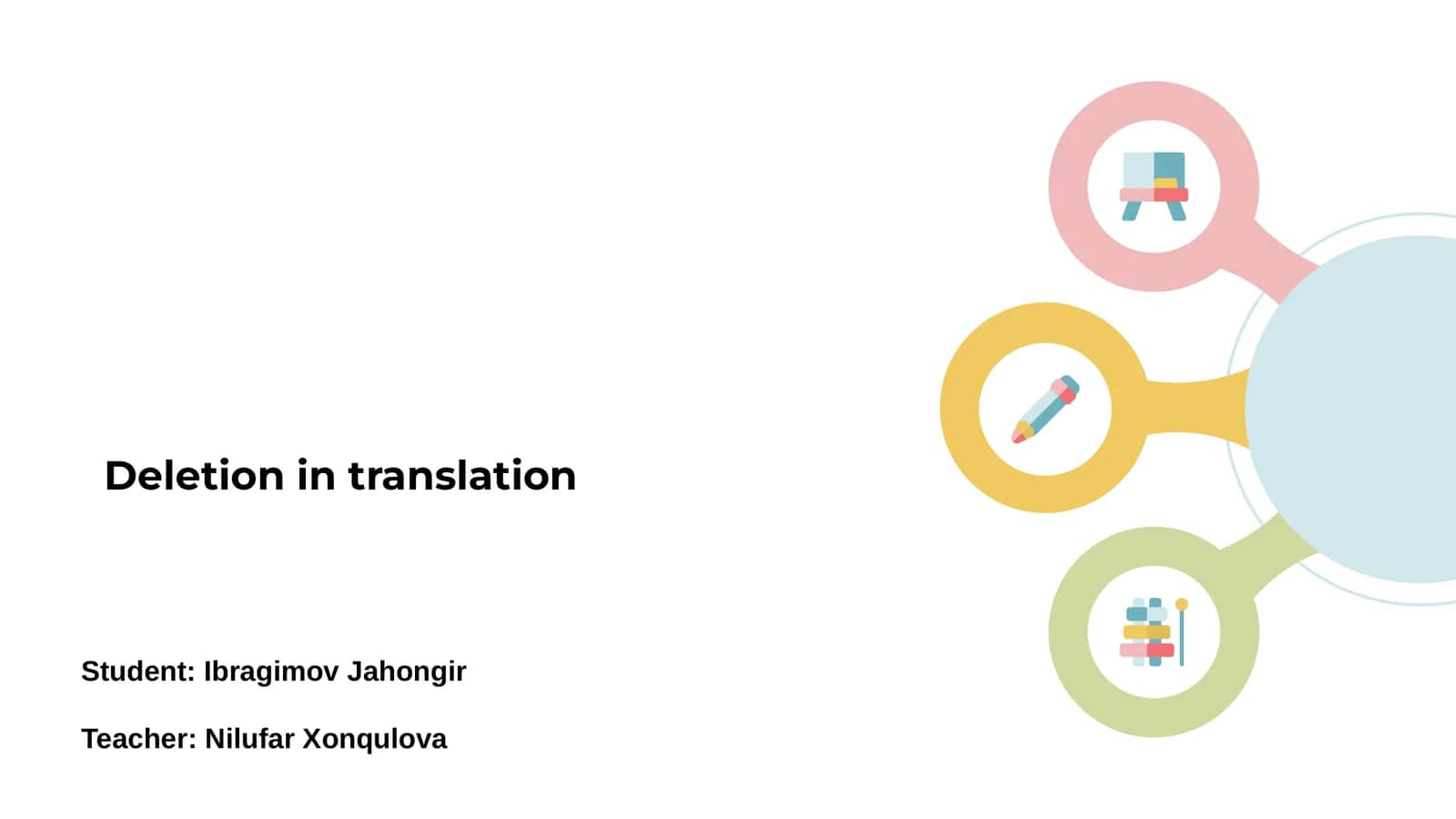Deletion in translation 1