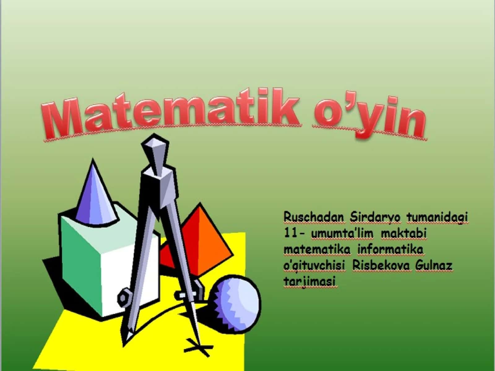 Balandlikni tanlaymiz 1