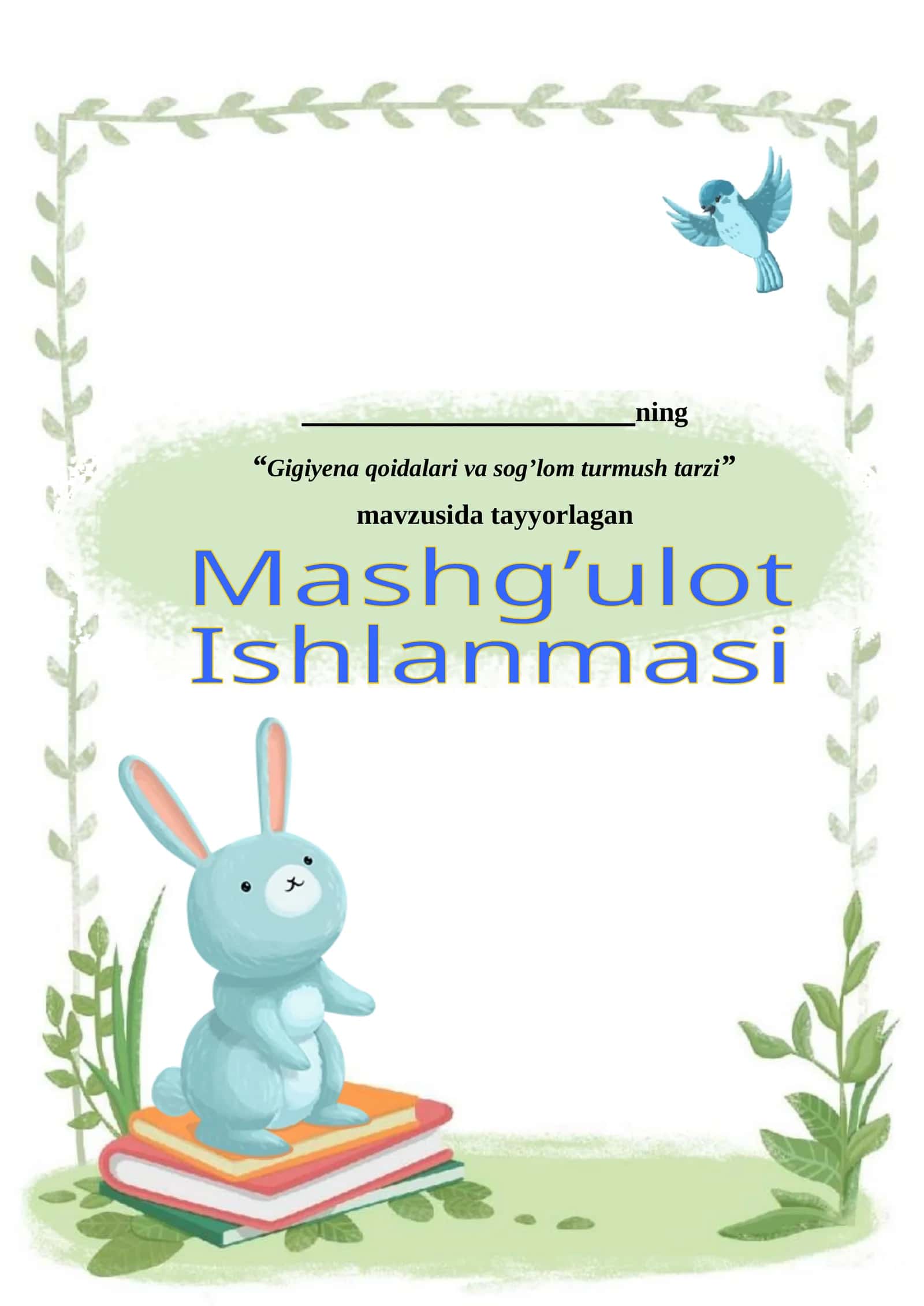 Mashg’ulot ishlanma 1