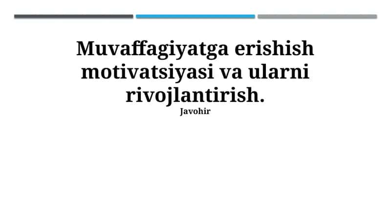 Ижобий фикрлаш ва ўзгага ишонишнинг уйғунлиги 1