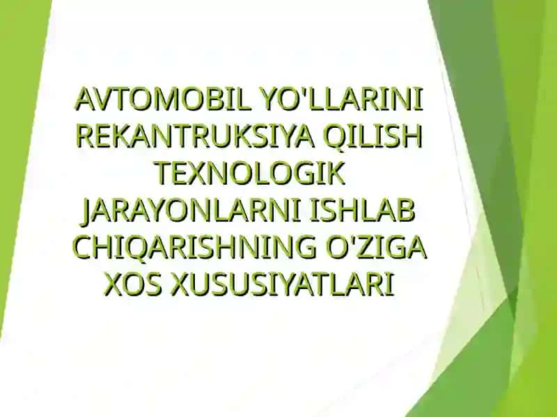 Texnologik jarayonni boshqarishning avtomatlashtirilgan sistemasi
