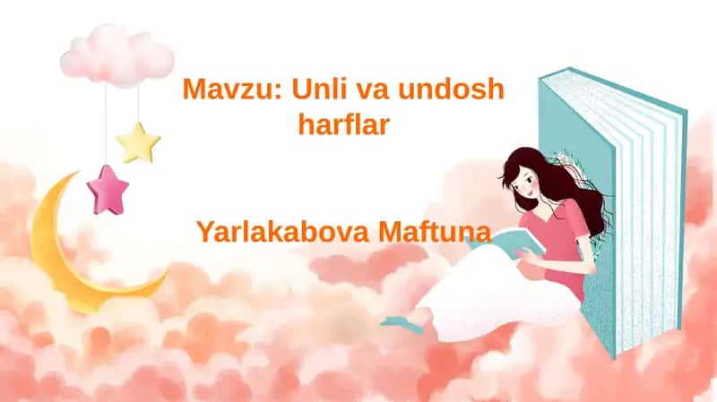 Unliva undosh harflar 1