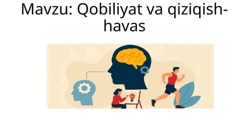 Qobiliyat va qiziqish- havas 1