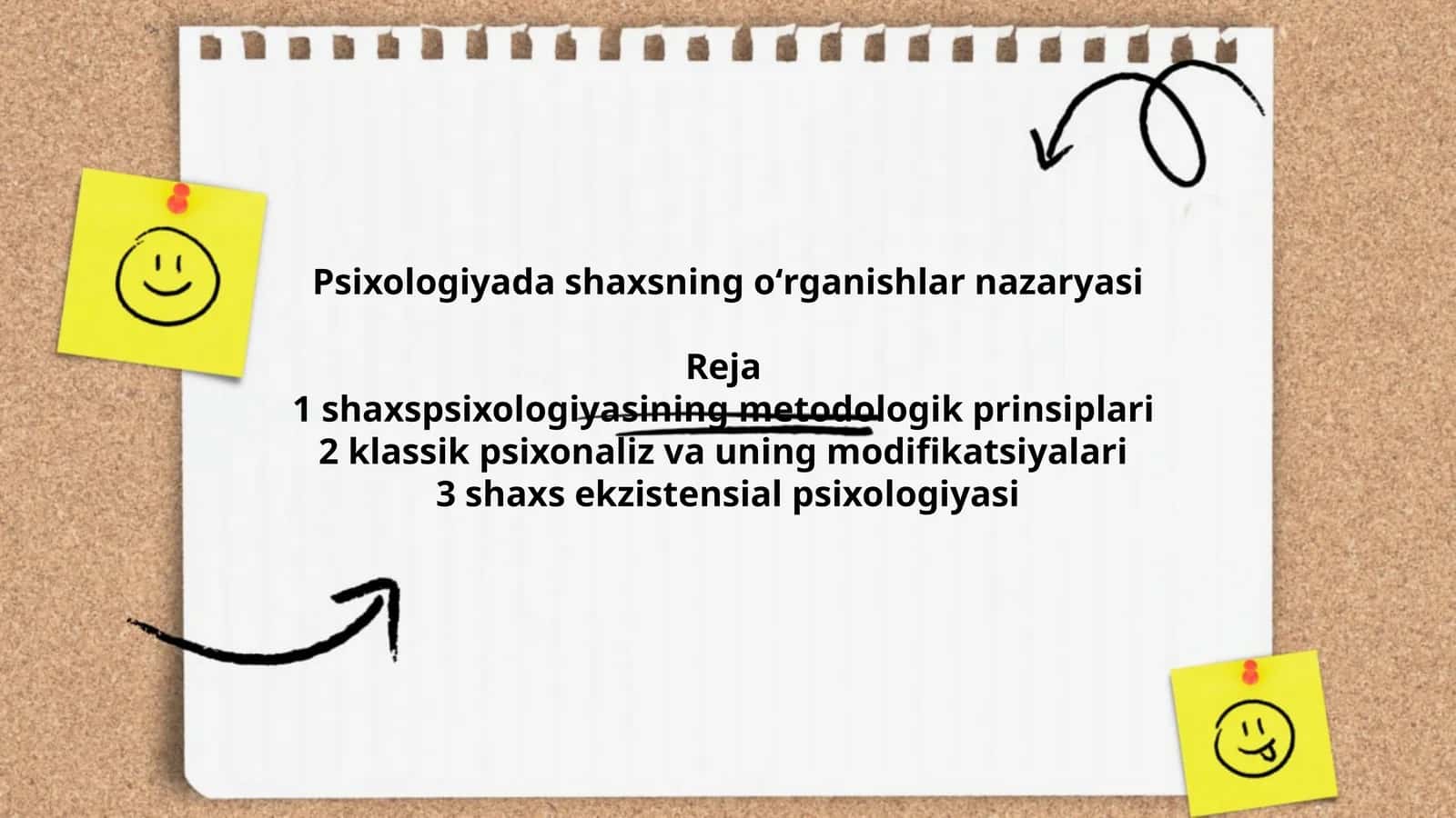 psixologiyada shaxsning oʻrganishlar nazaryasi 1
