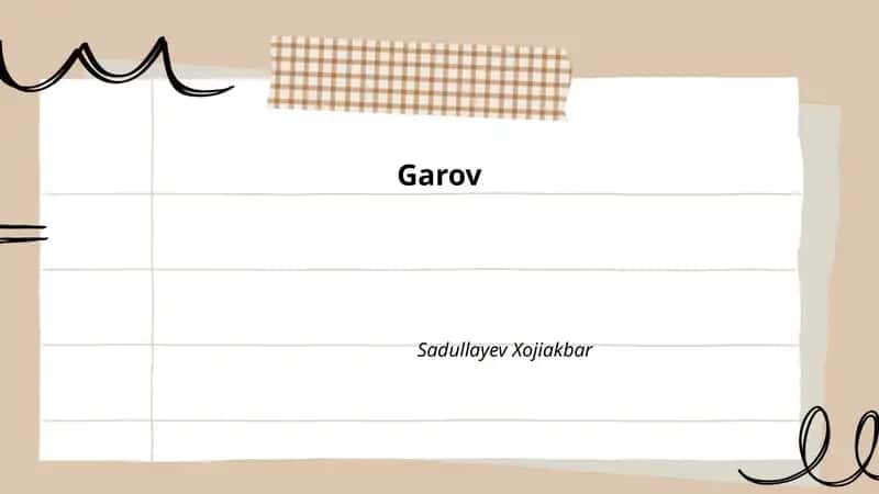 Garov 1