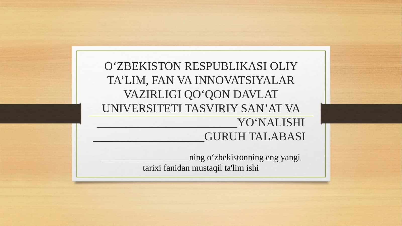 Mustaqillik yillarida davlat boshqaruvi tizimida amalga oshirilgan islohatlar 1