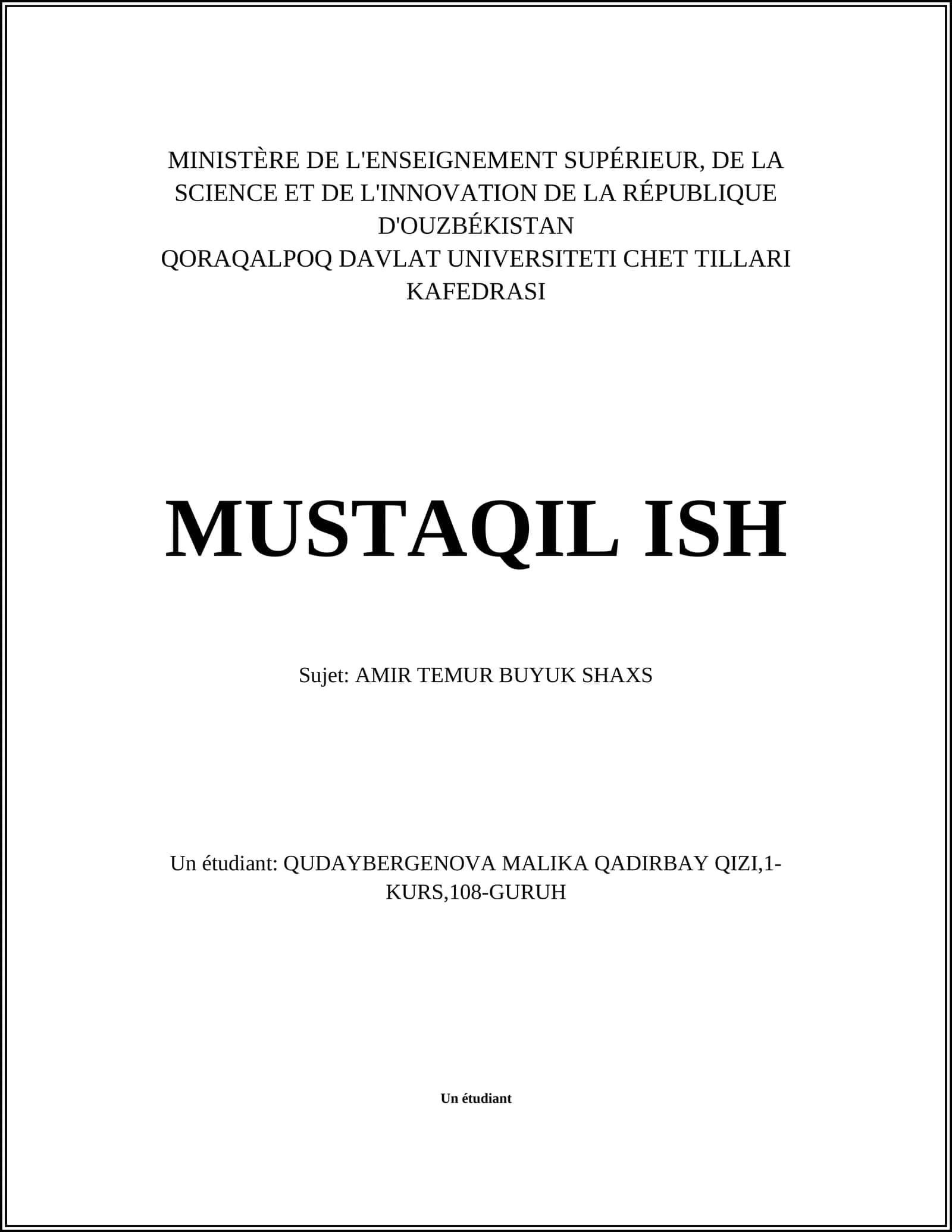 AMIR TEMUR BUYUK SHAXS 1