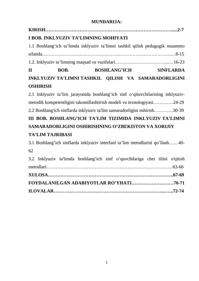 Inklyuziv ta'lim metodlari 1