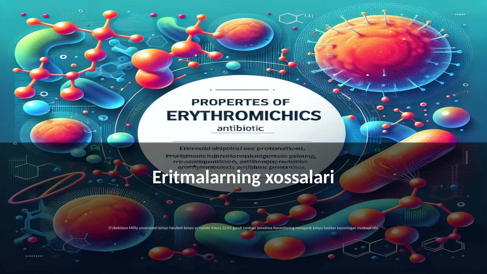 Eritmalarning xossalari 1