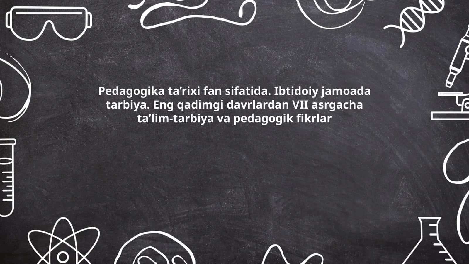 Ibtidoiy jamoada tarbiya tizimi 1