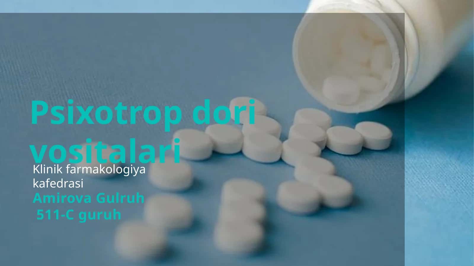 Psixotrop dorivosalari 1