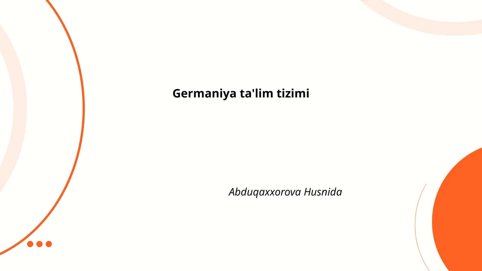 Germaniya ta'lim tizimi 1