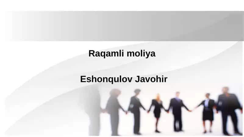 Raqamli moliya 1