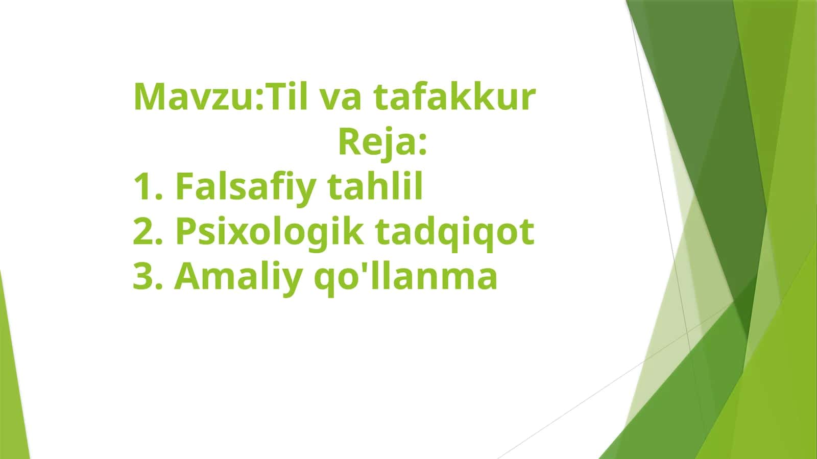 Til va tafakkur 1