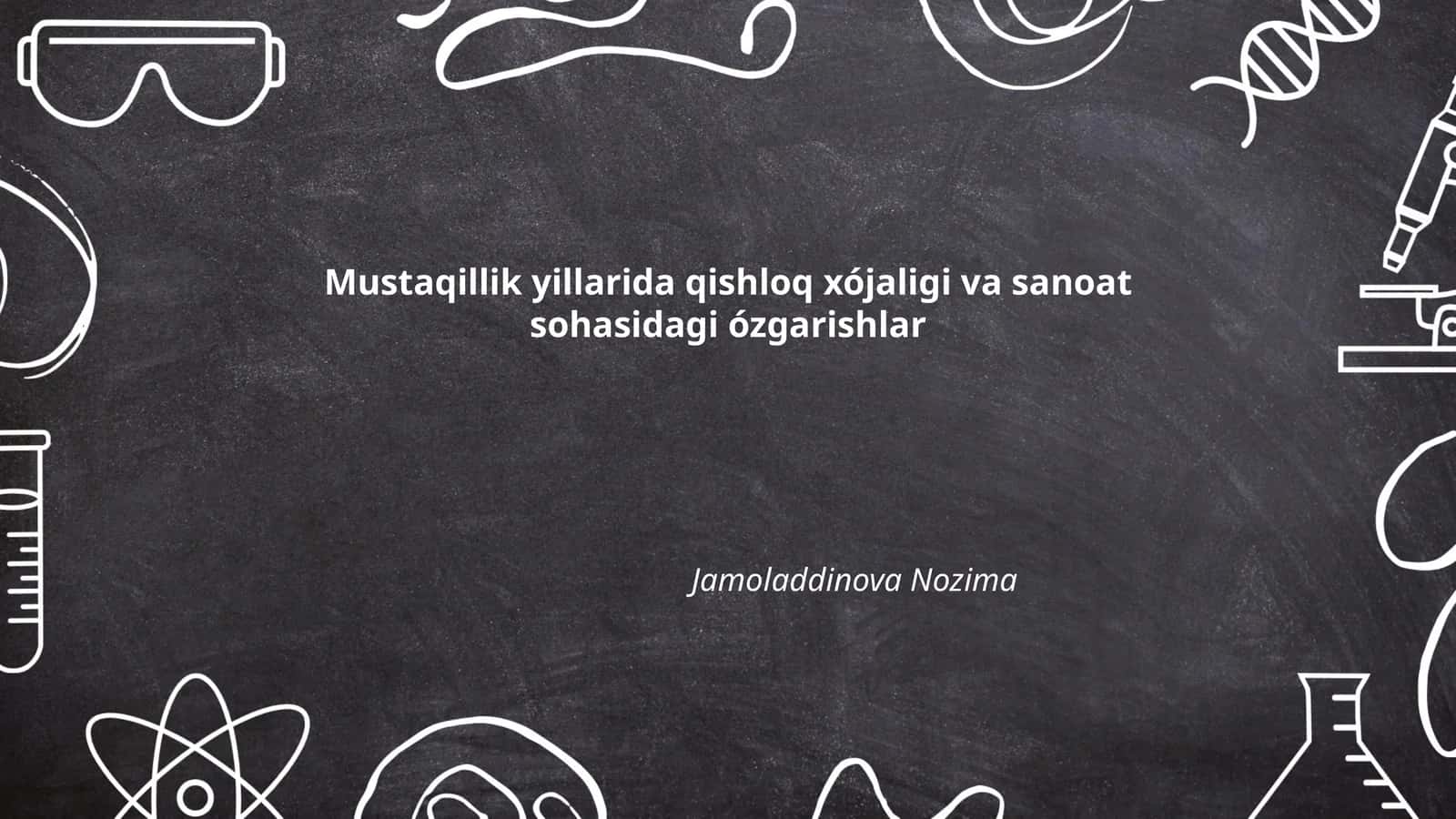 Yer islohotlari va mulkchilik huquqlari O‘zbekistonda 1