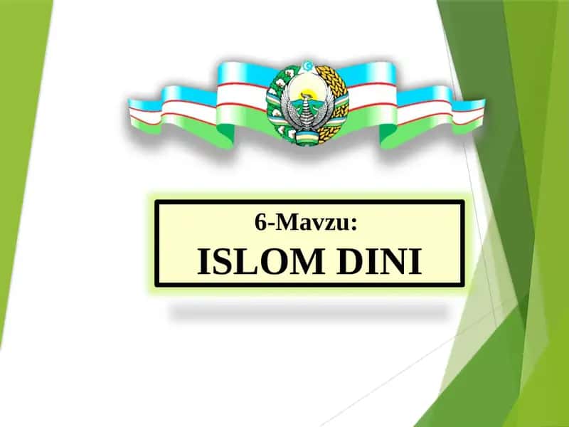 ISLOM DINI 1