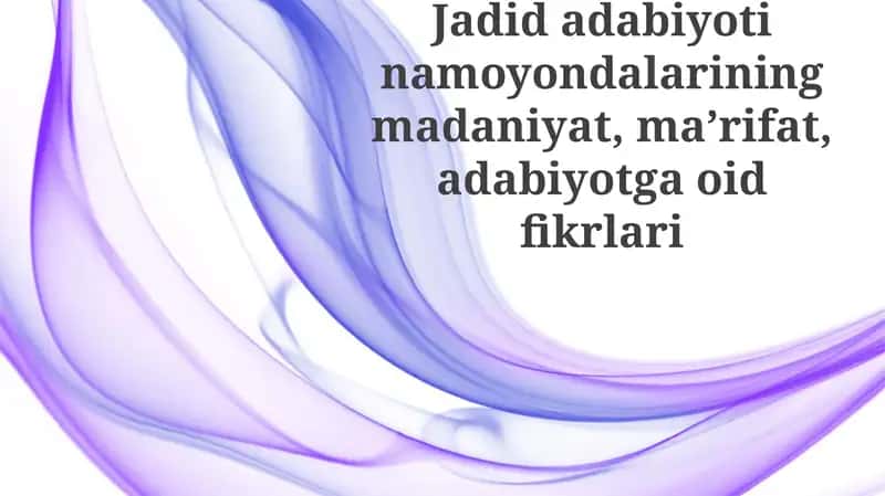 Modernist Yangiliklar 1