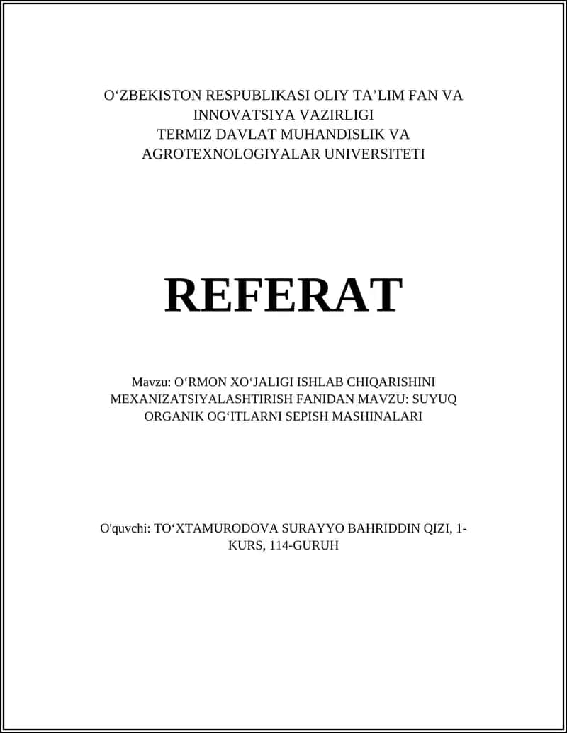 Suyuq Organik O'g'itlarni Sepish Mashinalari 1