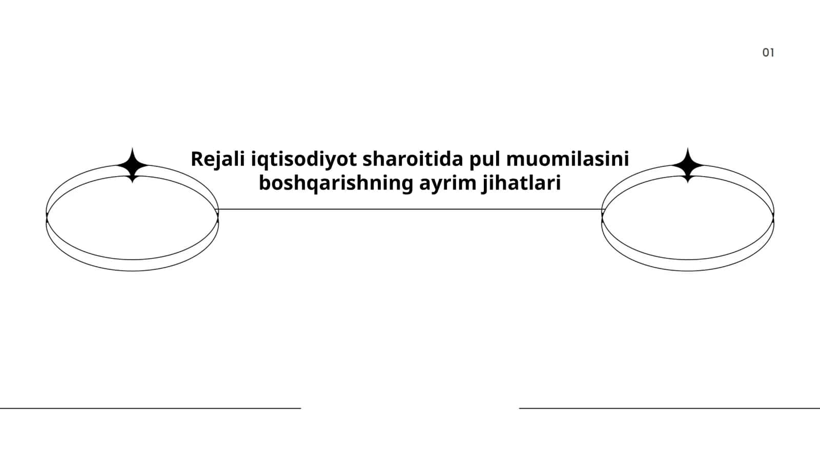 Pul muomalasini boshqarishning ayrim jihatlari 1