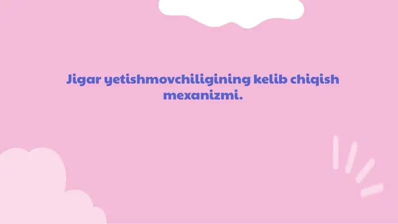 jigar yetishmovchiligi, jigar trnasplantatsiyadi va kepatit 1